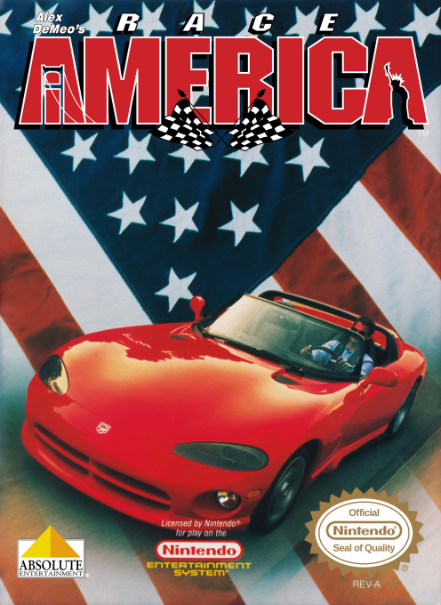 Race America box art for NES